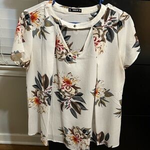Floral Print Women's Top